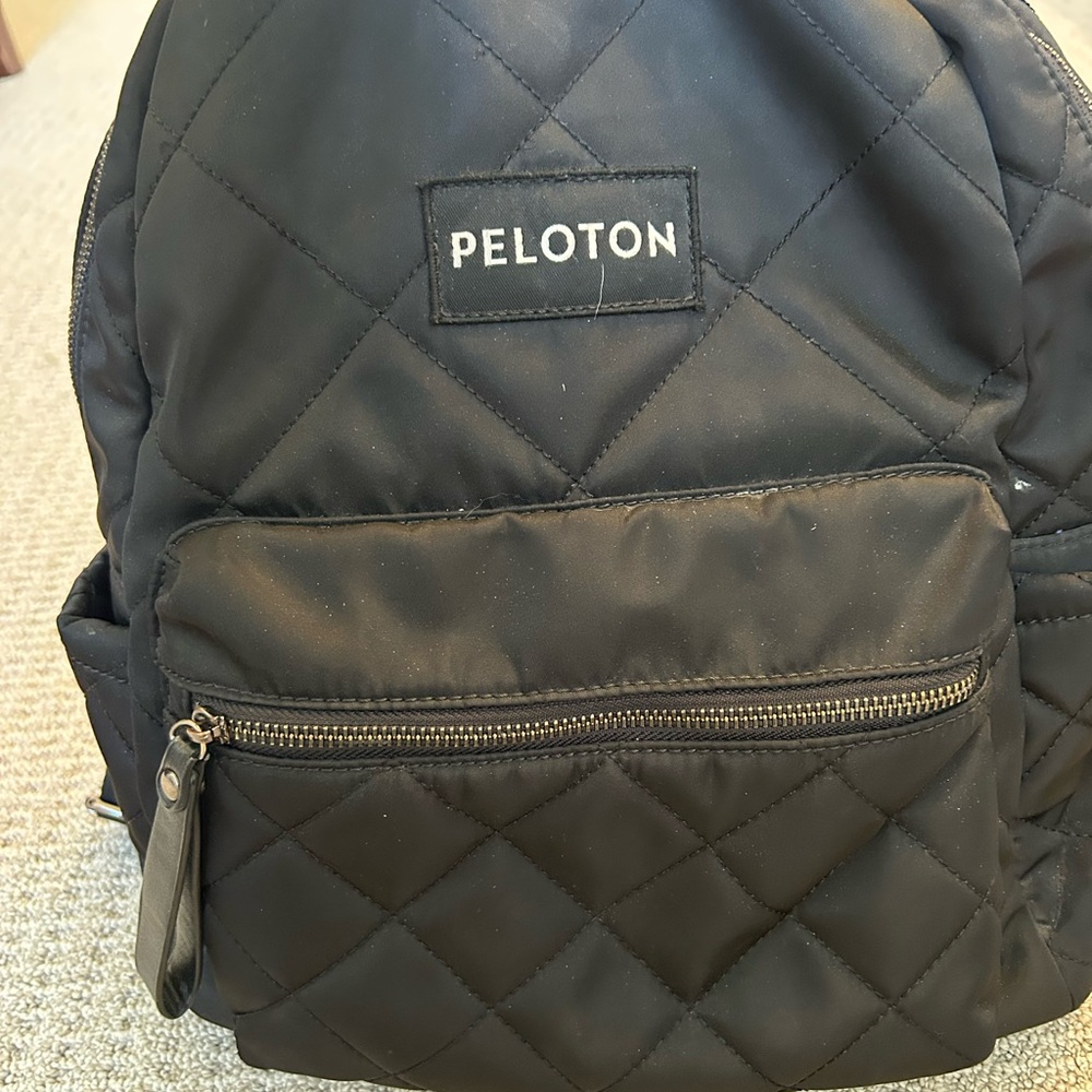 Peloton x Sol & Selene Quilted Black Backpack - Picture 6 of 13
